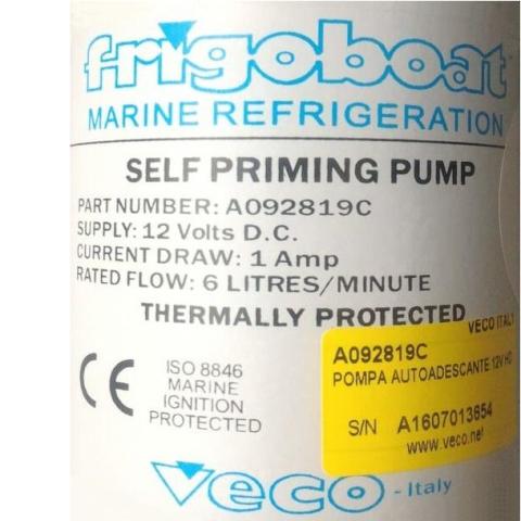 Frigoboat Pompa acqua mare Frigomatic – immagine rappresentativa